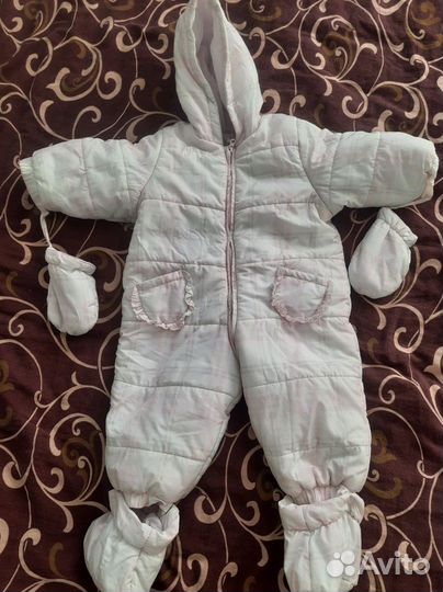 Комбинезон демисезонный 74 для девочки