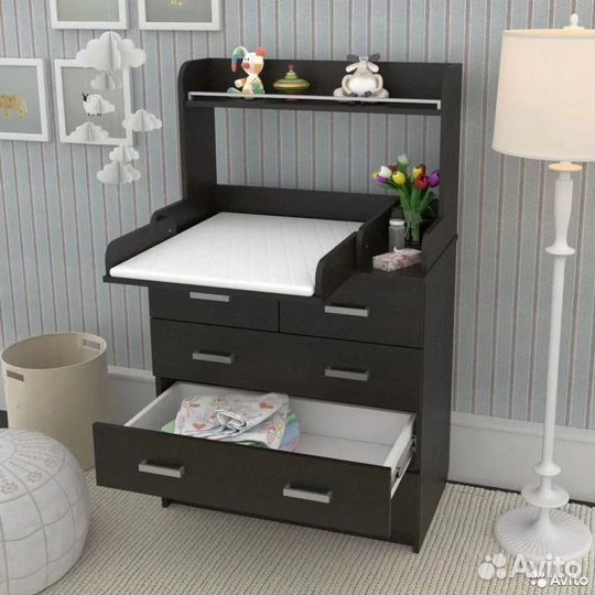 Комод пеленальный с полкой Сириус-2 805 венге