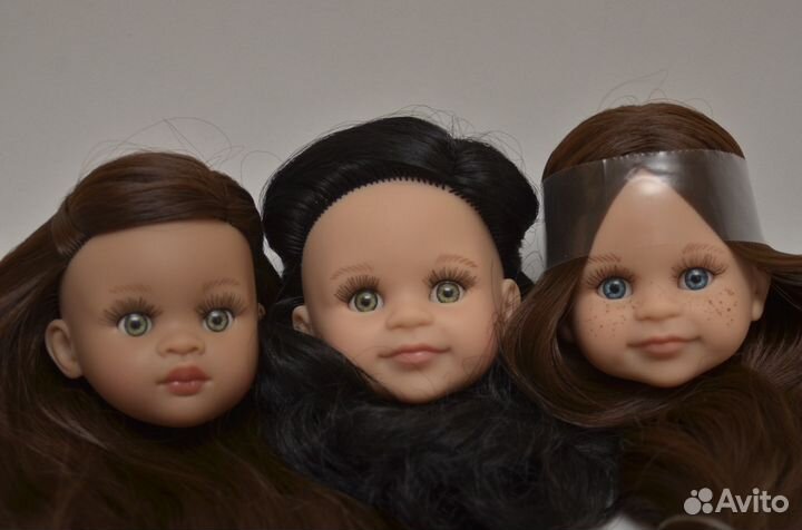 Новые головушки кукол Паола Рейна. Paola Reina