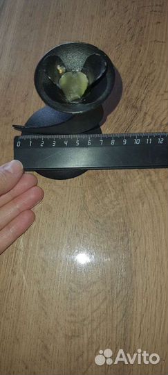 Подсвечник чёрный металл