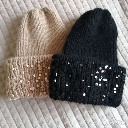 Шапка женская из пуха норки