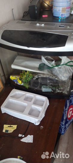 Аквариум со всем содержимым