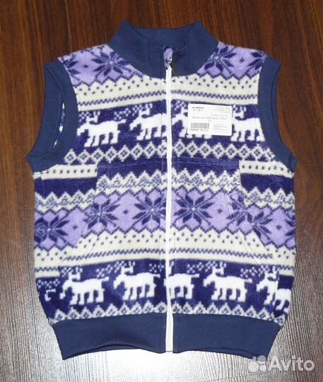 Жилет флисовый (новый) рр92