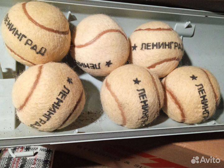 Теннисные мячи и ракетки СССР