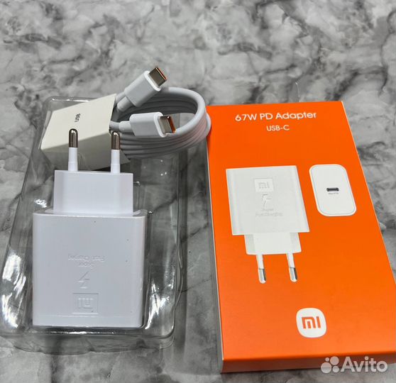 Быстрая зарядка xiaomi 67w