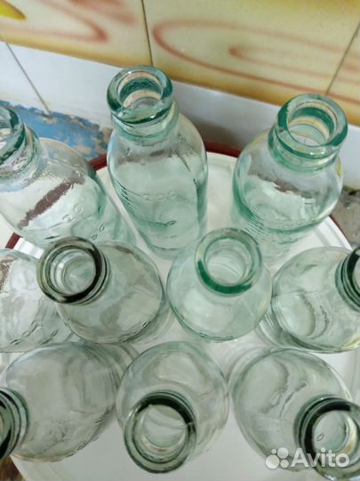 Стеклянная бутылочка для детского питания