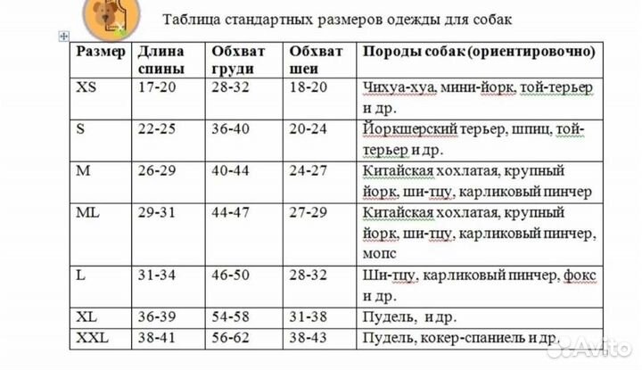 Одежда для собак мелких пород