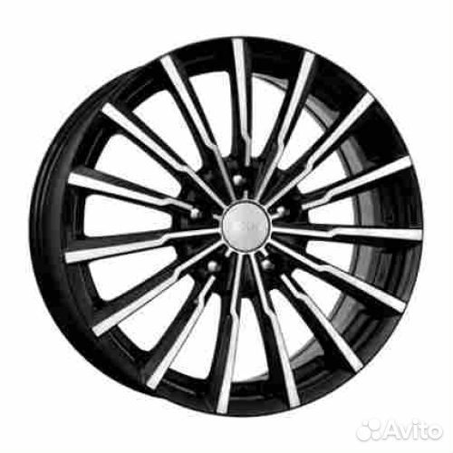 Диски кик Акцент 5,5x14 4x100 ET:39 67.1 алмаз черный