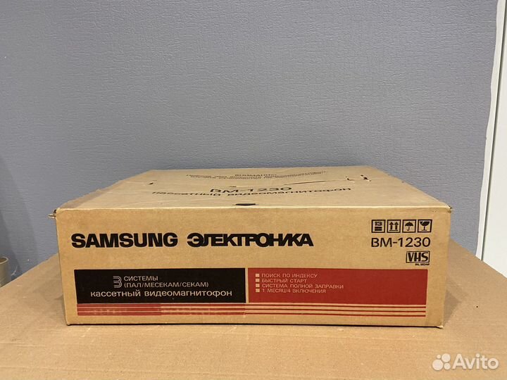 Видеомагнитофон электроника вм 1230 запечатанный