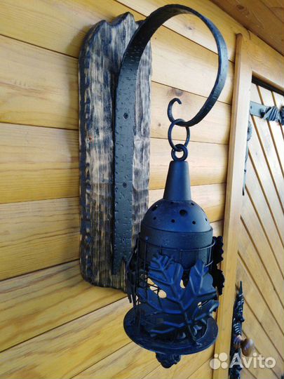 Фонарь для плоской свечи с подвесом