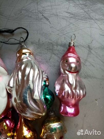 Елочные игрушки СССР