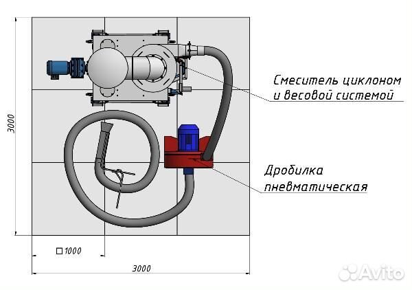 Комбикормовый мини-завод кзм-800.П