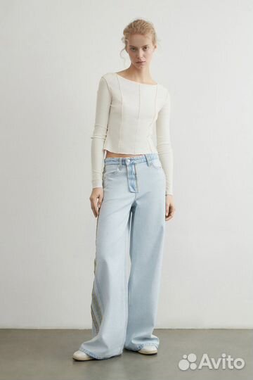 Стильные джинсы Лайм