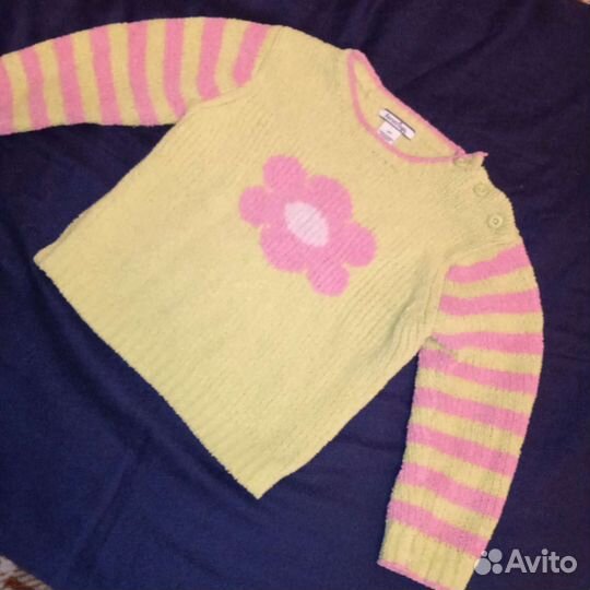 Свитер джемпер нарядный для девочки на 2/3г