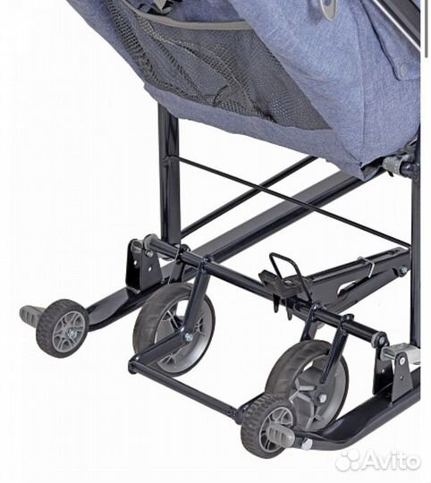 Санки-коляска Ника Детям 7-8К синий