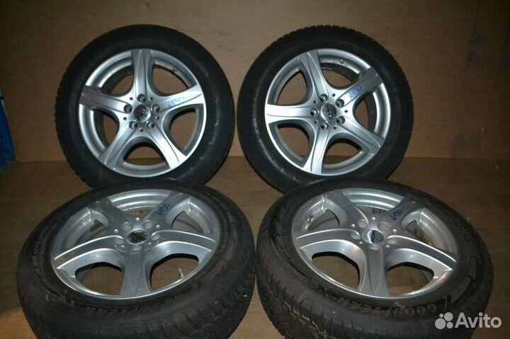 Диски бу R17 с всесезонными шинами 225 55 17