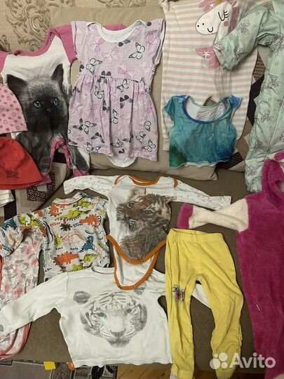 Пакет одежды для девочки 74 р
