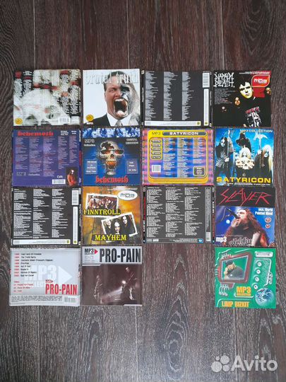 CD mp3 диски Rock Punk Metal