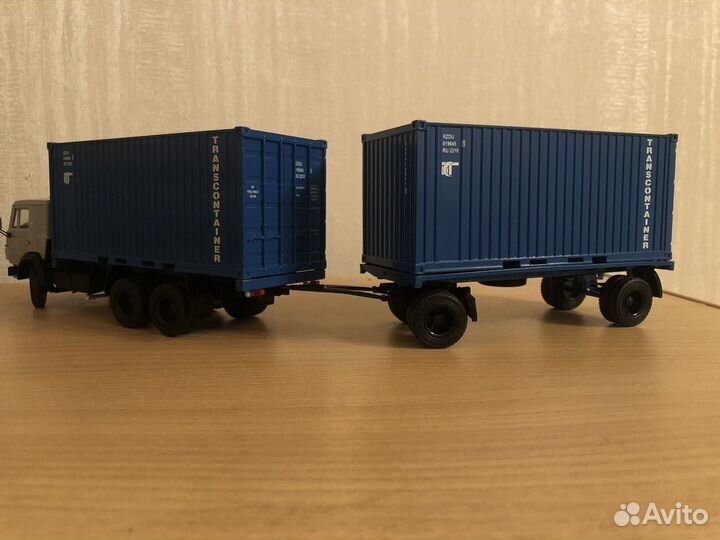 Камаз 53212 с прицепом 1:43