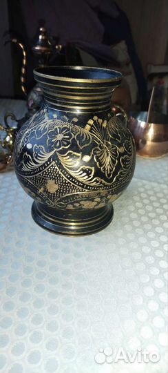 Медно-латунные предметы для интерьера