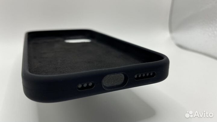 Чехол на iPhone 14 Silicon Case Black
