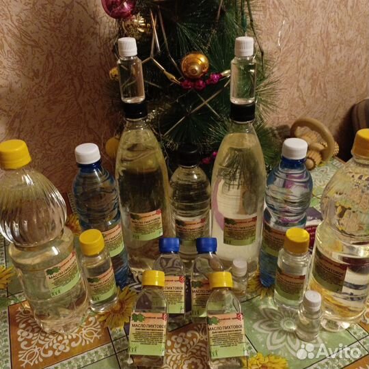 Пихтовое масло для бани 1 литр и 30 мл в подарок