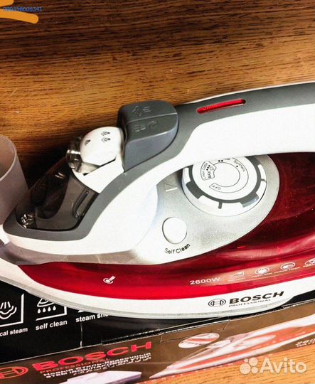 Новый утюг Bosch с керамическим покрытием 2600w (Арт.49001)