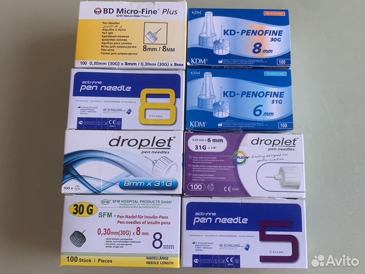 Иглы для шприц ручек