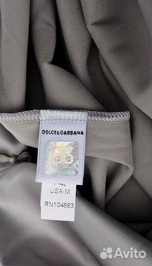 Dolce&Gabbana атласное новое платье комбинация