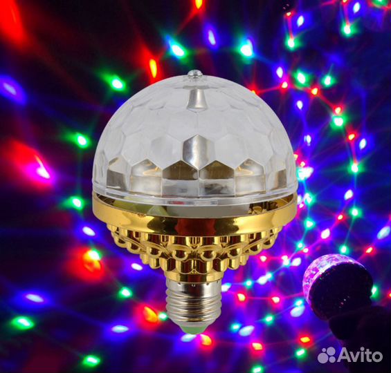 Лампа диско шар Е27