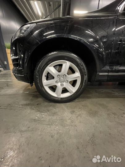 Диски р18 и зимние шины 255/55 на Ауди Ку7