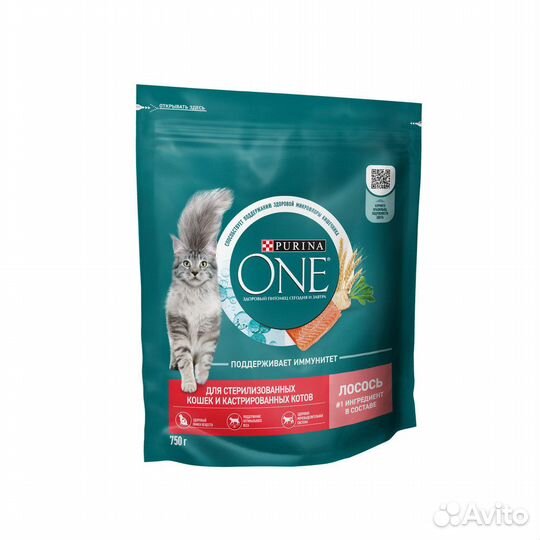 Корм purina ONE сухой корм для стерилизованных ко