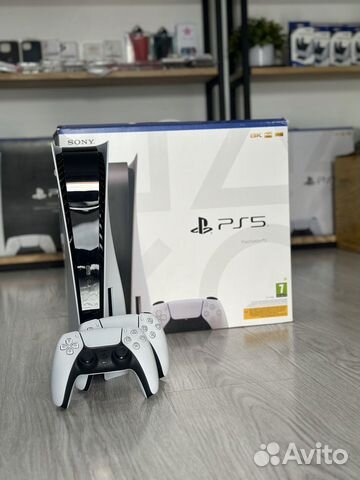 Sony playstation 5 + 2 джойстика и игры