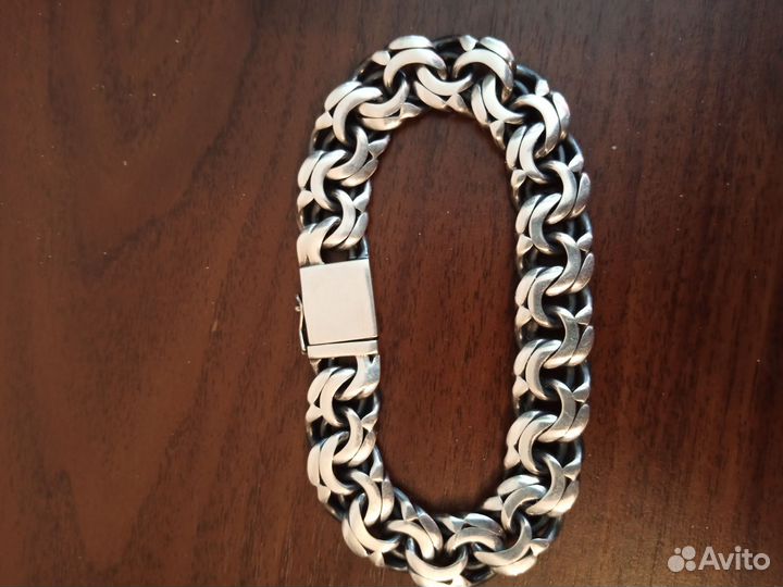 Серебряные цепи и браслет