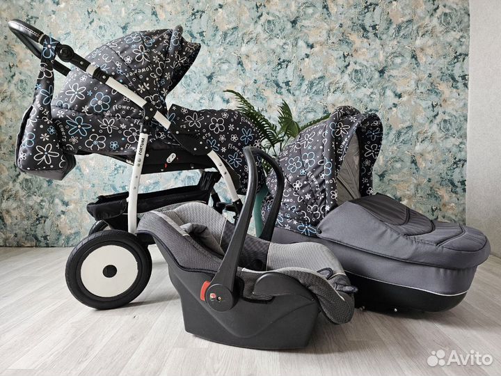Коляска Farfello fortuna 2в1 + автолюлька