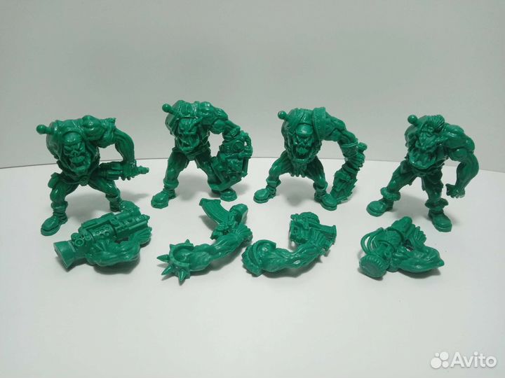 Гуглук, 4 фигурки орков масштаба 54мм
