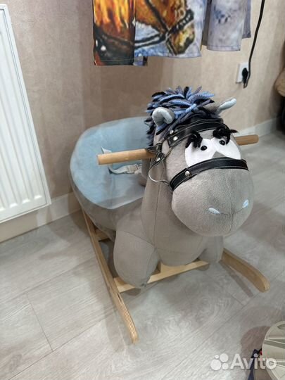 Детская лошадка качалка