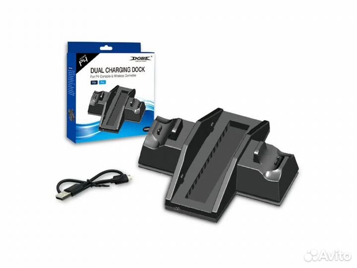 Подставка-зарядка Dobe для джойстиков PS4