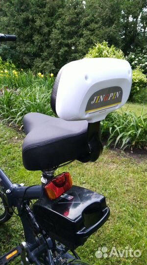 Широкое, комфортное вело седло со спинкой