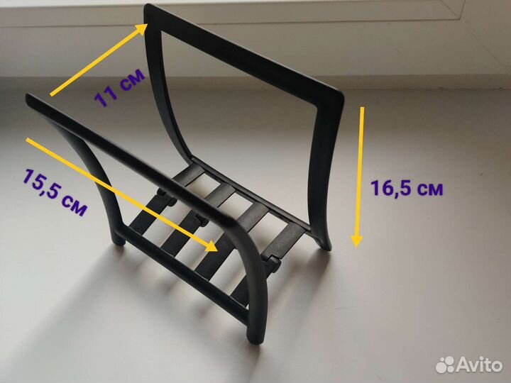 Салфетница IKEA грейа чёрная 15,5 см
