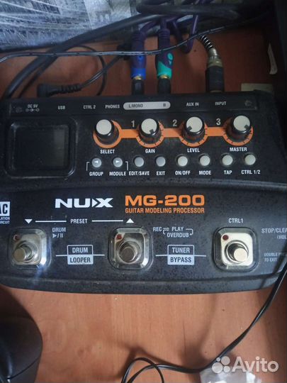 Гитарный процессор nux mg 200
