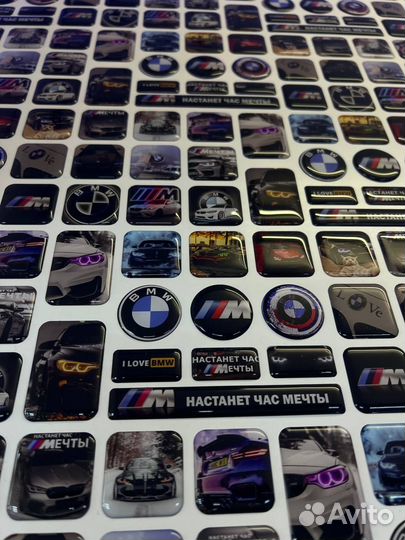 3D Стикеры из эпоксидной смолы - 