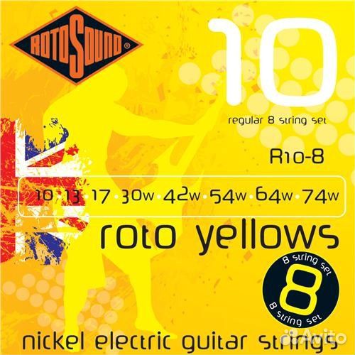 Rotosound R10-8 8 string nickel SET струны