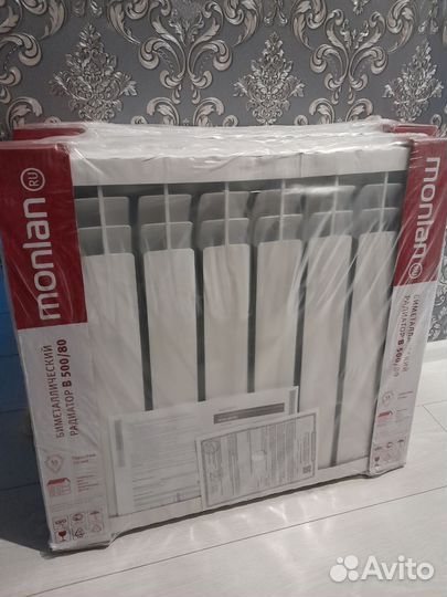 Биметаллический радиатор 8 секций