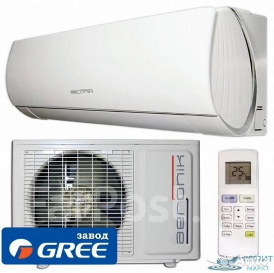 Кондиционер Aeronik 9 на 28кв м (от завода Gree)