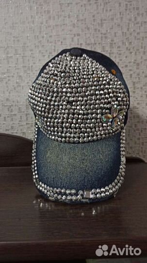 Кепка джинсовая