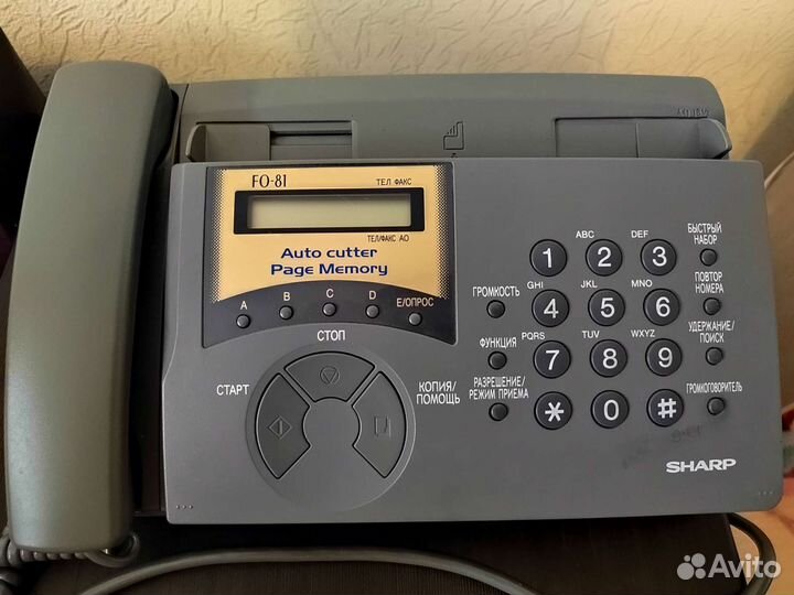 Факс Sharp FO-81