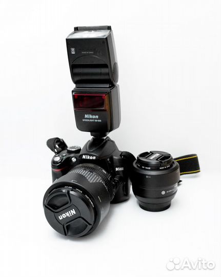 Камера Nikon D5000+Объективы+Вспышка