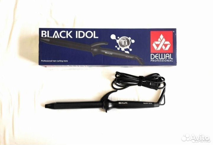 Плойка для волос dewal 25 мм black idol 03-1625T