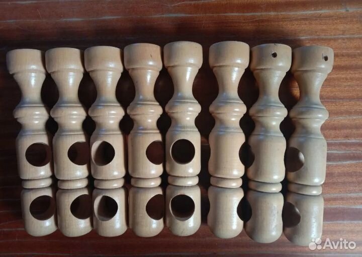 Деревянные круглые гардины, карниз (комплектующие)